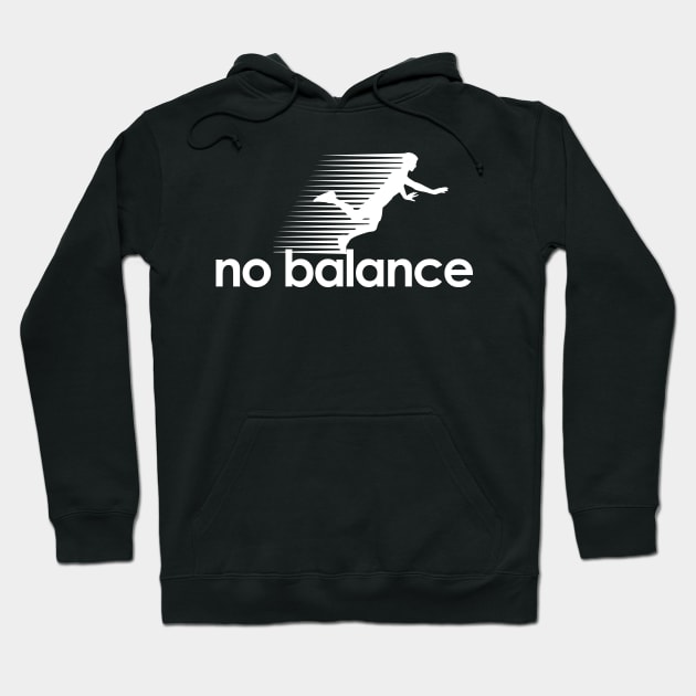 No Balance white logo Hoodie by theshirts